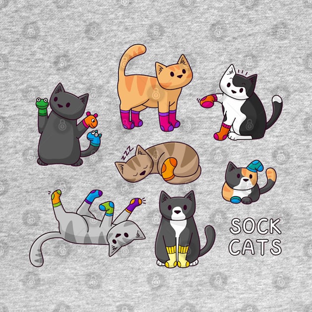 Sock Cats by Doodlecats 